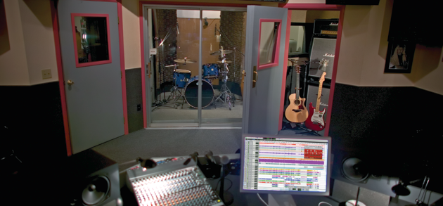 Music recording at Zone Recording Studio in Cotati, CA