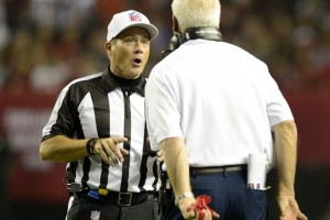 Substitute Referees in the NFL make strange officiating calls